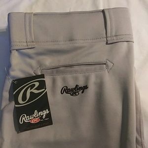 Rawlings Adult Baseball Pants Grey